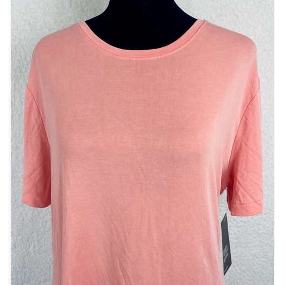 (NWT) AMERICAN APPAREL • Desert Flower Brushed Jersey Open-Back Short Sleeve Tee - Picture 4 of 16